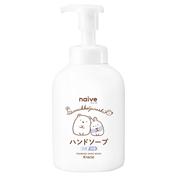 薬用植物性 泡ハンドソープ すみっコぐらし / 本体(ポンプ) / 500mL / やさしい桃の香り
