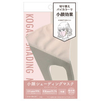 ノンウィル 小顔シェーディングマスク / ピンク×ベージュ / 1枚