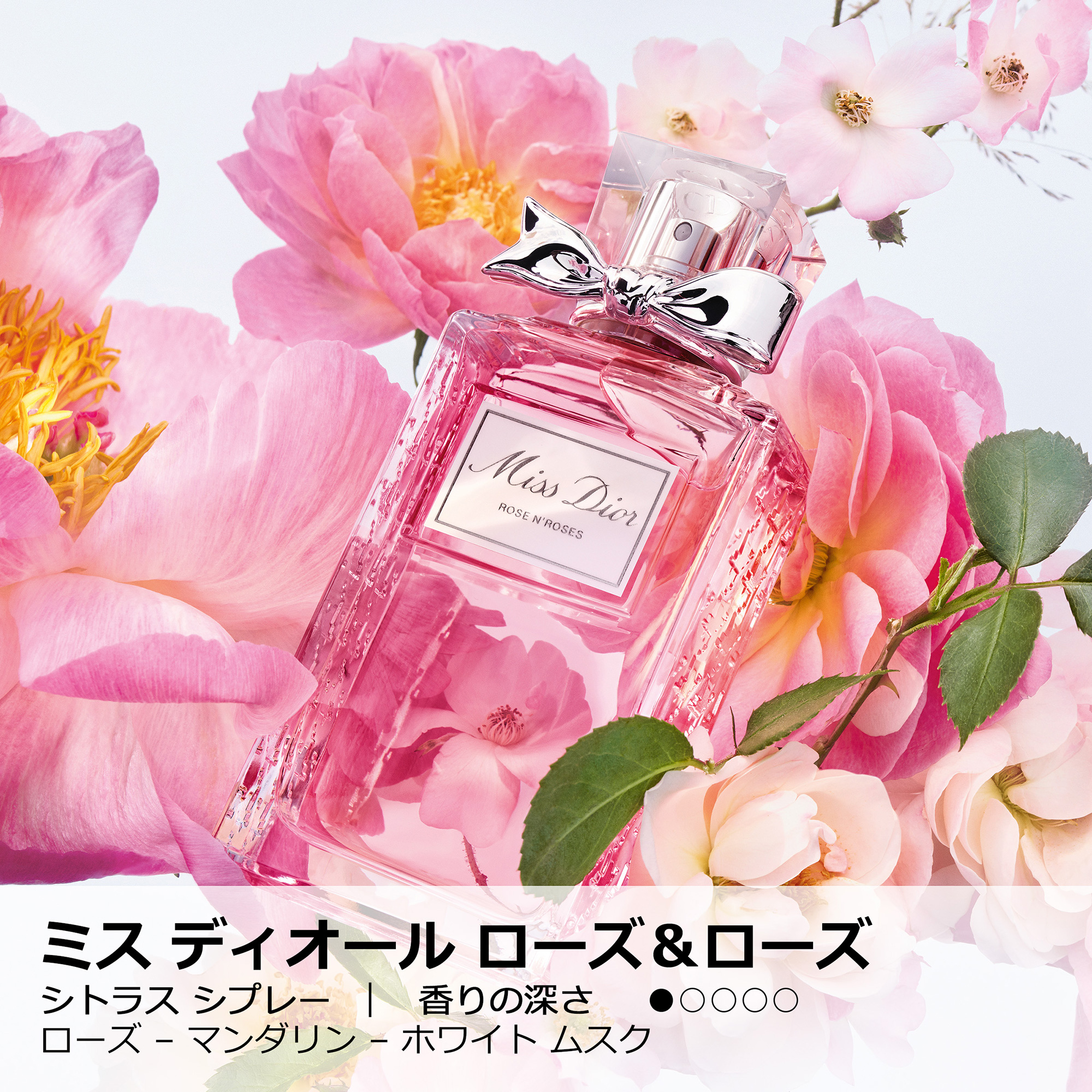 ミス ディオール ローズ&ローズ / 30mL / 本体 / スパークリング フローラルの香り / 華やか 1