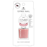12FREE ネイルカバーハードナー / Natural Pink / 13ml