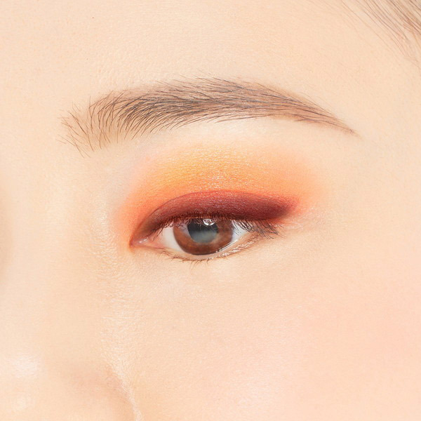 shu uemura 二色アイシャドウ オレンジ パープル