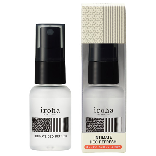 iroha INTIMATE DEO REFRESH / 30ml / 本体 / オレンジピールとカモミールの香り / 保湿成分でつっぱらず優しい使い心地