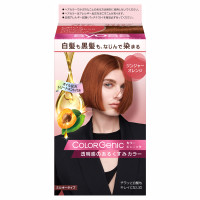 カラージェニック ミルキーヘアカラー (ちらっと白髪用) / OP02 ジンジャーオレンジ / 50g+100mL+アフターカラー ヘアパック15g