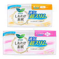 しあわせ素肌超スリム 昼用2種セット / キット / 軽い日用 羽なし 32個入り.ふつうの日用 羽つき 24個入り