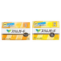 スリムガード 昼用2種 羽なし セット / キット / 軽い日用 羽なし 38個入+ 多い昼～ふつうの日用 羽なし 32個入