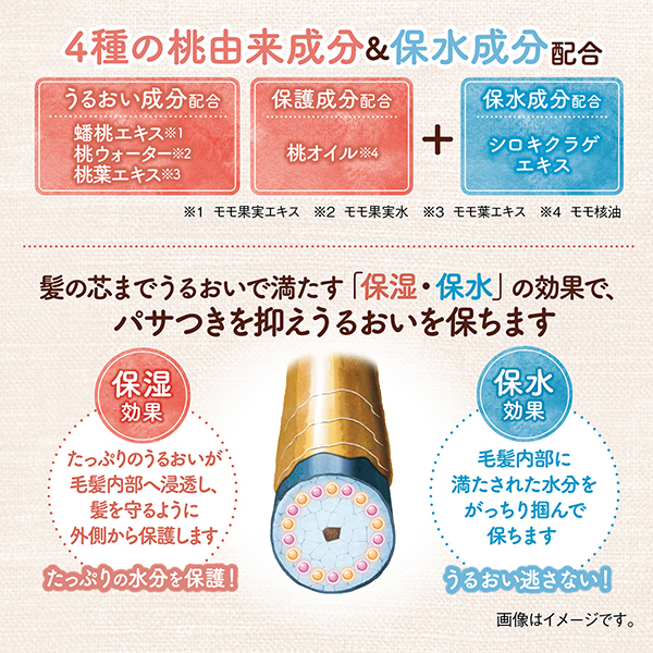 つやっとまとまるアイロンミスト / 150ml / 甘くやさしい桃が香るフルーティフルールの香り 1