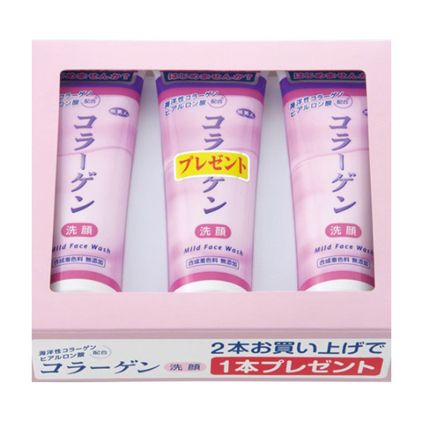 コラーゲン洗顔フォーム 120g 3本入 / 120g×3 / 本体