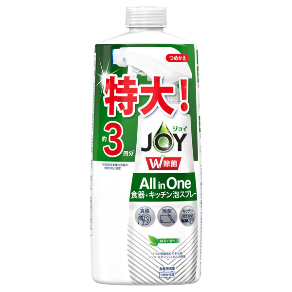 W除菌 ミラクル泡スプレー 食器用洗剤 / ジョイ(キッチン用洗剤
