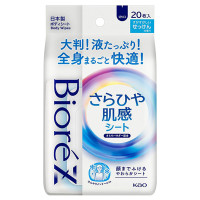 ビオレZ さらひや肌感シート / 20枚 / すがすがしいせっけんの香り