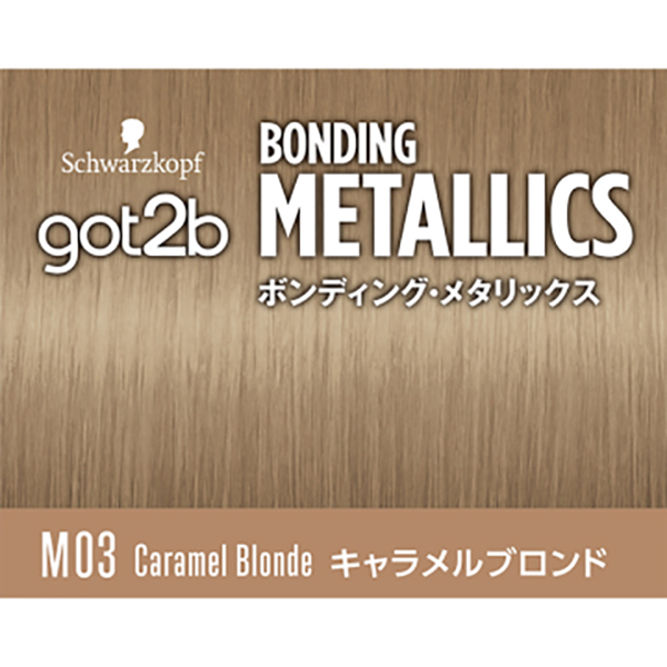 ボンディング・メタリックス / キャラメルブロンド / 55g+110mL+アフターカラートリートメント15g 1