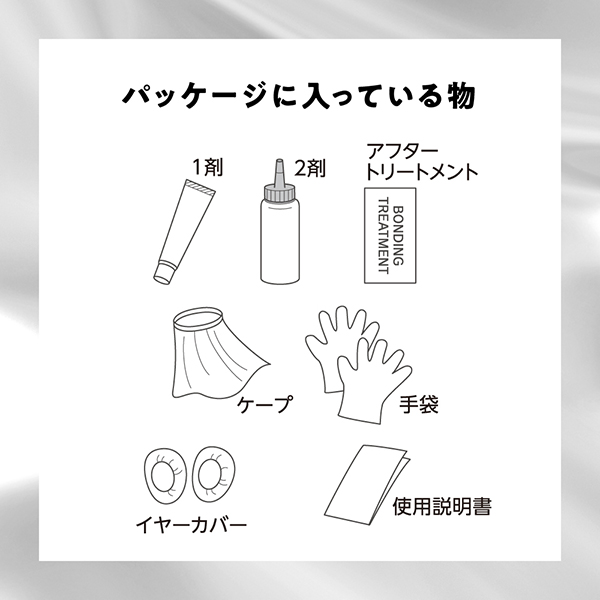 ボンディング・メタリックス / キャラメルブロンド / 55g+110mL+アフターカラートリートメント15g 1
