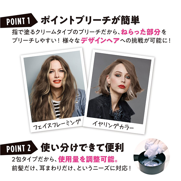 ゴッドトゥービー　ポイントブリーチ　８個　インナーカラー　ホワイト ボンディング・ポイントブリーチ / got2b（ゴットゥービー