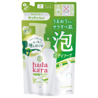 ハダカラ 泡で出てくるサラサラfeelタイプ グリーンシトラスの香り / 詰替え / 420ml / グリーンシトラス