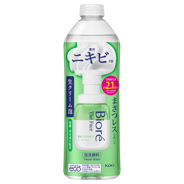 ビオレ ザ フェイス 泡洗顔料 アクネケア / 340ml / 詰替え