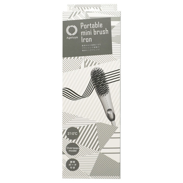 アゲツヤ ポータブルミニブラシアイロン / ローネジャパン(ヘア