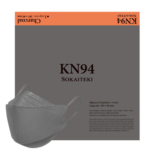 KN94 ޥ / CHARCOAL / L 80205mm(/դĤ)30