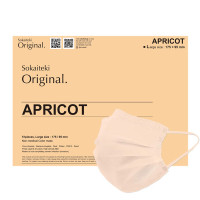 ORIGINAL マスク / APRICOT / Lサイズ 約95×175mm(大人用/ふつうサイズ)51枚入り