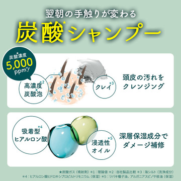 吸着スパークリングシャンプー 03