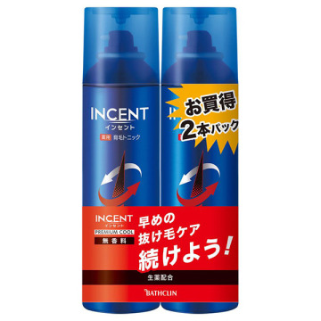 薬用育毛トニック プレミアムクール ペアパック / 190g×2個 / 無香料