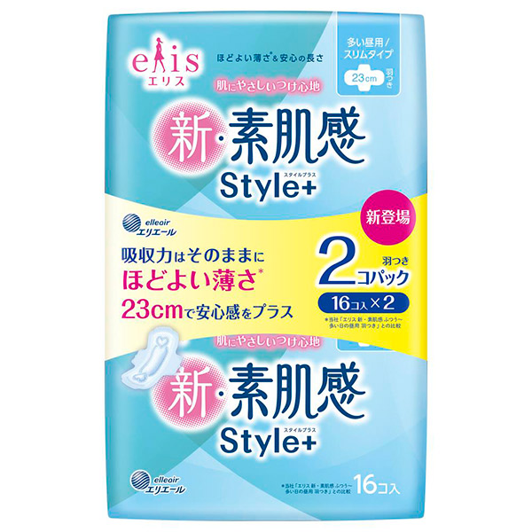 新・素肌感 Style+ / 32枚 / 多い昼用 羽つき