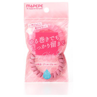 スプリングヘアゴム2P / マットピンク / 2本
