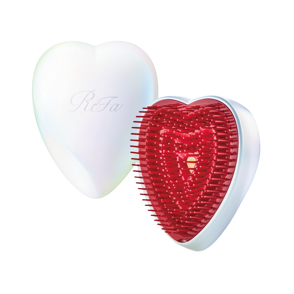 ReFa HEART BRUSH / オーロラホワイト / 約73×91×53[mm](カバー取付時)