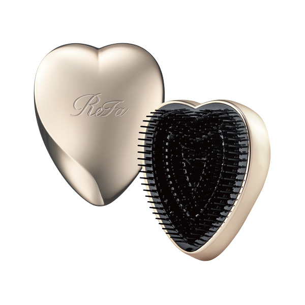 ReFa HEART BRUSH / シャンパンゴールド / 約73×91×53[mm](カバー取付時)