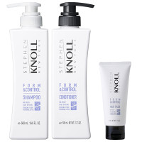 スティーブンノル フォルムコントロール シャンプー&コンディショナー<くせ・うねり>/ヘアパック ミニチューブ付 / スペシャルアイテム / 500mL/500mL/45mL / フローラルフルーティムスクの香り