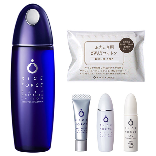 ディープモイスチュアローション限定セット / ライスフォース(スキンケアキット, キット・セット)の通販 - @cosme公式通販【@cosme  SHOPPING】