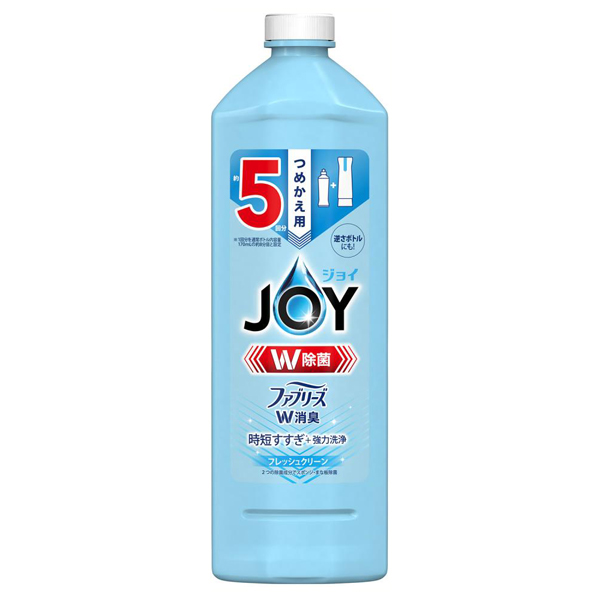 W除菌 食器用洗剤 ファブリーズW消臭 / 670ml / 詰替え / フレッシュクリーン