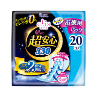 朝まで超安心 / 20枚 / 330特に多い日の夜用羽付 / 20枚