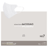 deCOGAO / NO.7 丸顔さん向け / ホワイト / 20枚入り