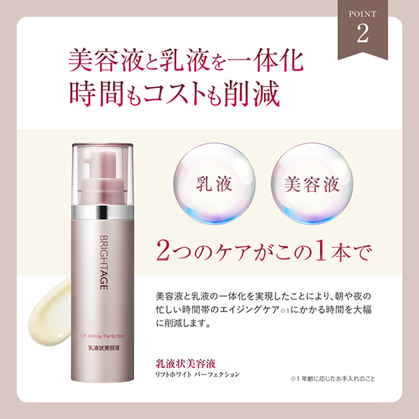 BRIGHTAGE Lift White Perfection 40g 2本 リフトホワイト パーフェクション / BRIGHT AGE（ブライトエイジ