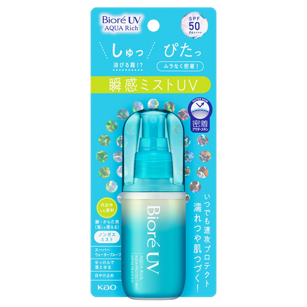 ビオレUV アクアリッチ アクアプロテクトミスト / SPF50 / PA++++ / 本体 / 60ml / みずみずしいフレッシュシトラスの香り