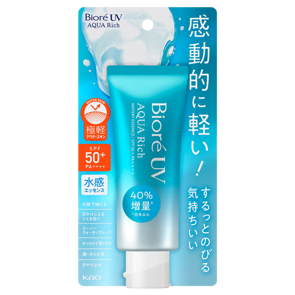 ビオレUV アクアリッチ ウォータリーエッセンス / SPF50+ / PA++++ / 本体 / 70g / ホワイトミュゲの優しい香り