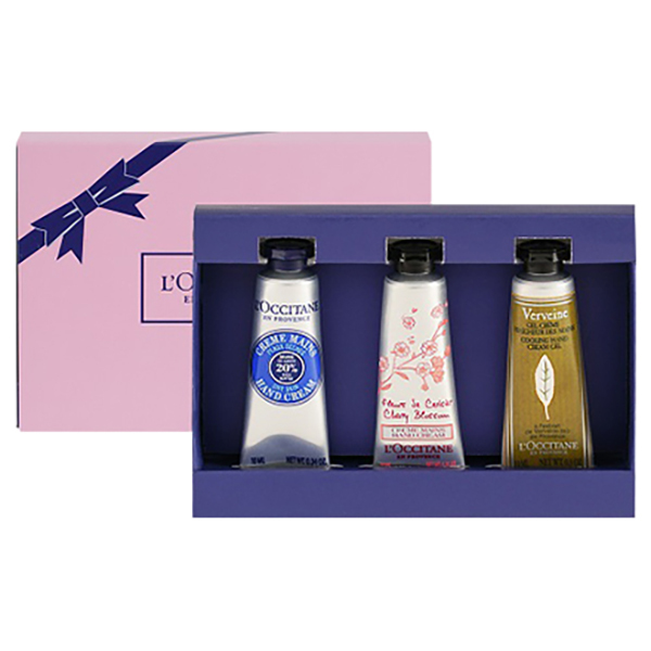 ミニハンドクリームトリオ / 10ml×3 / シア、チェリーブロッサム、ヴァーベナ
