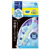 寝ながらメディキュット スーパークール 骨盤スパッツ / アイスブルー / M 1足