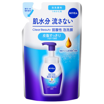 クリアビューティー弱酸性泡洗顔 皮脂すっきり