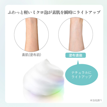 サンカットR プロディフェンス オールインワンUV ムース(ライトアップ) 04