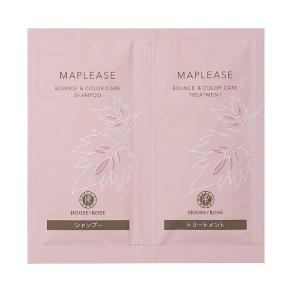 メイプリーゼ バウンス&カラーケア シャンプー&トリートメント / 10mL/10g / ミニパウチ / フローラルブーケの香り