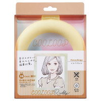 COOLOOP ネックリングRUDDY / ハニーベージュ / 幅14×高さ15.5×厚み2.5cm/内周:32cm/重量:105.1g