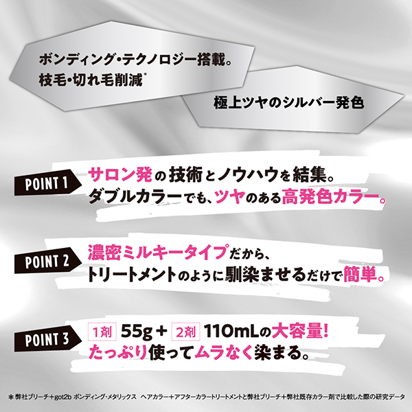ボンディング・メタリックス / ラベンダークォーツ / 55g・110ml・15g 1