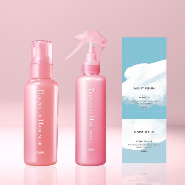 【新ヘアケアサンプル付き】エッセンスインヘアミルク・トリートメントヘアウォーターセット / 140g / 本体/スペシャルアイテム / 無香料 / しっとり、さらさら 1