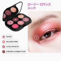 MAC アイシャドとハイライトとチーク　サンプル付き コネクト イン カラー アイシャドウ パレット x 6 / M・A・C(マック