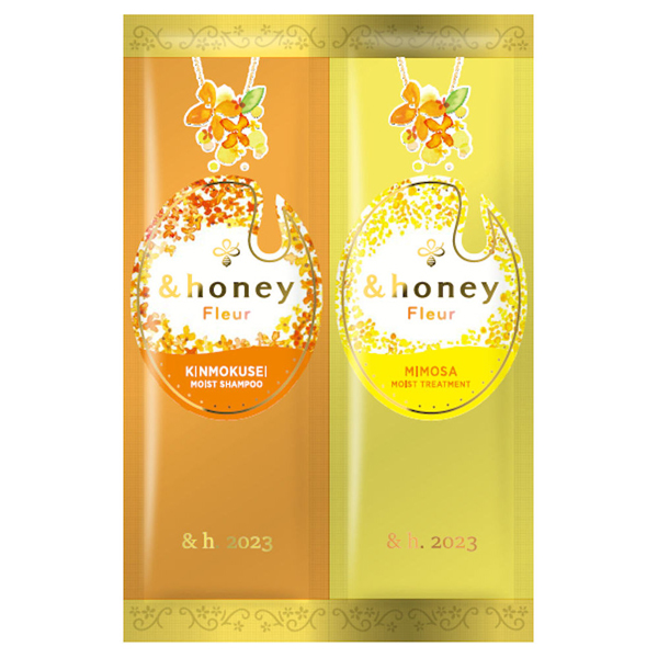 &honey Fleur 2連お試し / 10ml+10g / パウチ / 金木犀ハニー/ミモザハニーの香り / うるふわ