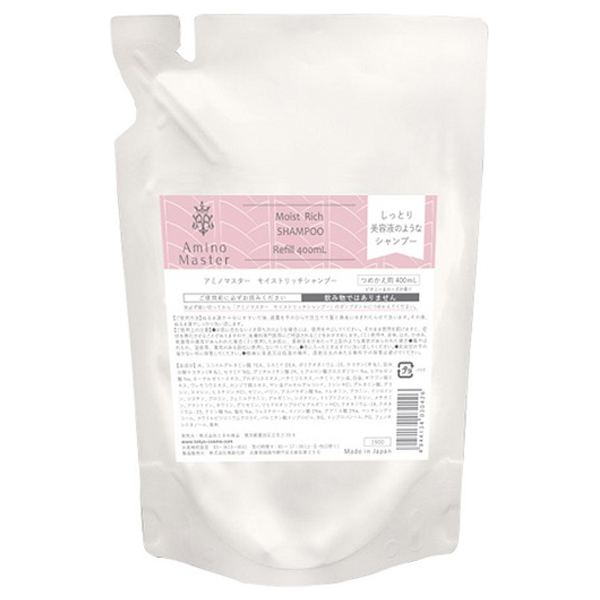 モイストリッチシャンプー / 400ml / 詰替え / ピオニー&ローズの香り / しっとり