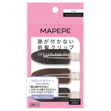 跡が付かない前髪クリップ