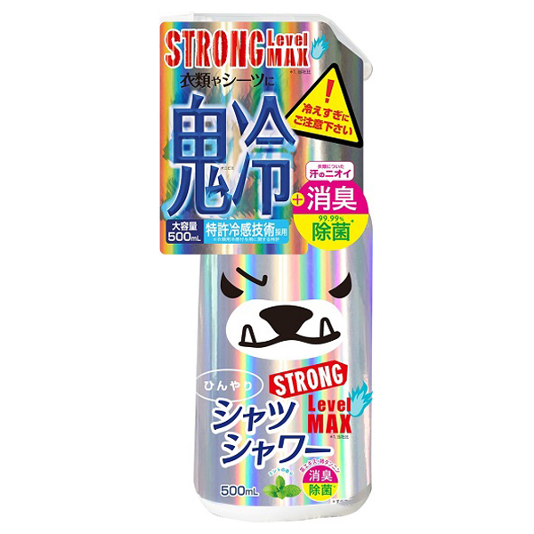 ひんやりシャツシャワーストロングレベルMAX / 本体 / 500ml / ミントの香り ひんやりシャツシャワーストロングレベルMAX / 本体 / 500ml / ミントの香り