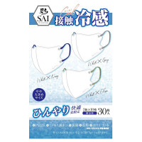 彩立体冷感マスク やや大きめサイズ / 30枚