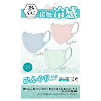 彩立体冷感マスク ふつうサイズ / 30枚